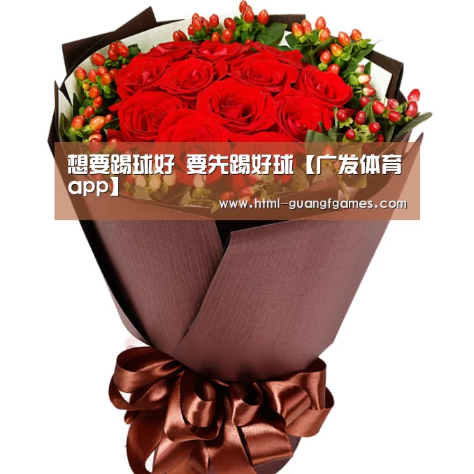 想要踢球好 要先踢好球【广发体育app】(图5) 广发体育app